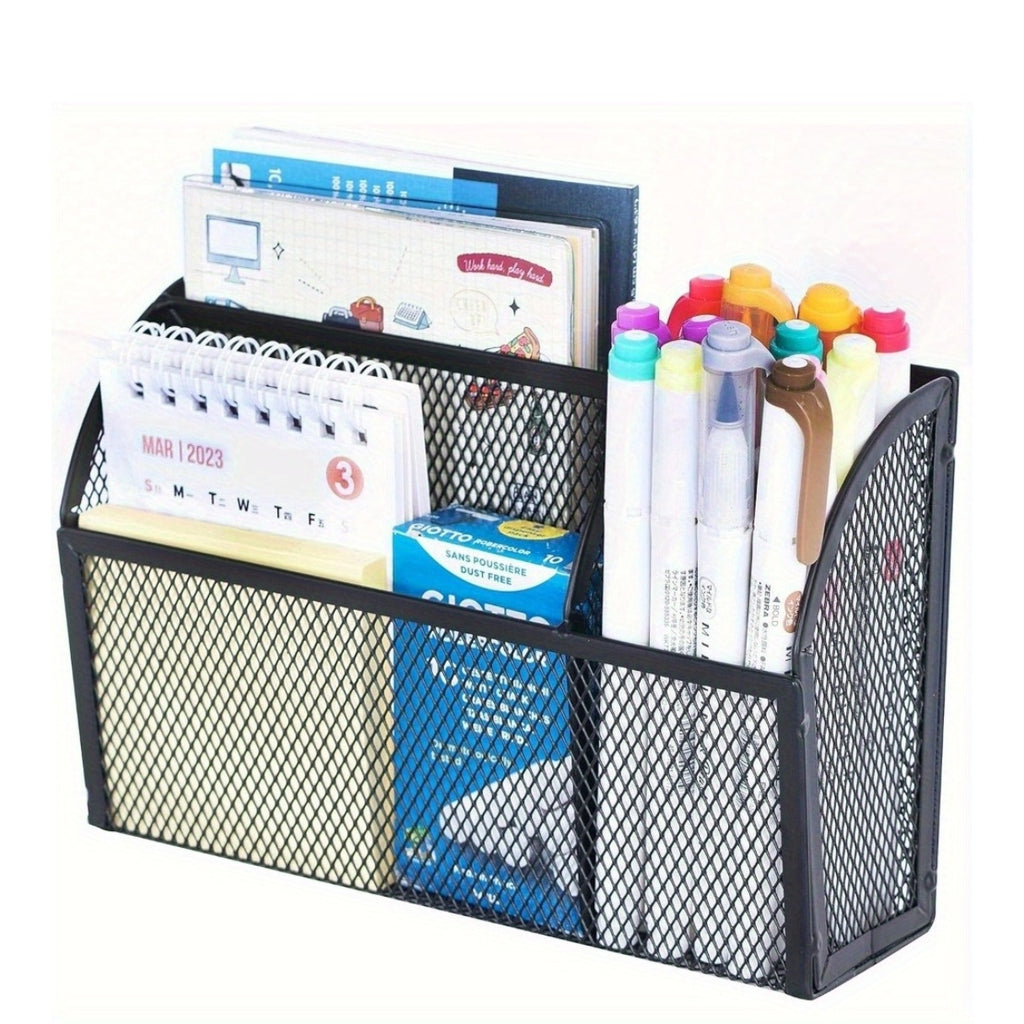 Smart Refrigerator Storage Organizer – easy-access fridge organization, SUPEASY Magnetic Pencil Organizer 3-Compartment Magnetic Pen Holder for Refrigerators And Whiteboards Magnetic Storage, designed for American homes, daily convenience and practic