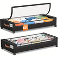 Premium Stackable Storage Drawer – smooth-access cabinet organization, 2-Pack Wheeled Under Bed Storage Box Under Bed Storage Box Under Bed Shoe Rack, designed for American homes, daily convenience and practical gifting