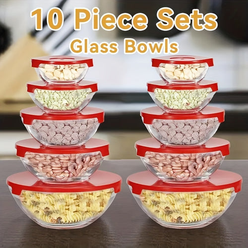 10-Piece Glass Food Storage Container Set – view 2