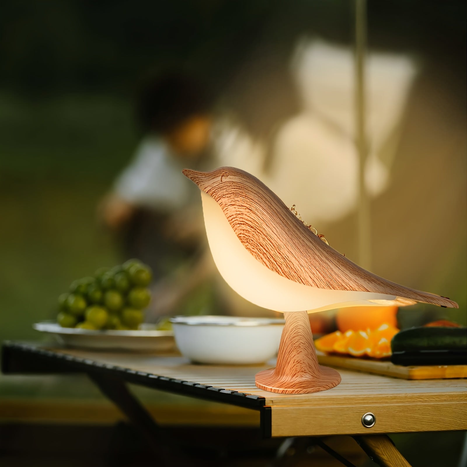 Compact 1pc Decorative Home Lighting – warm functional room lighting, 1pc Bird Night Light 16-Color Dimmable Cordless Desk Lamp 1800mAh Battery USB Rechargeable Touch, designed for American homes, daily convenience and practical gifting