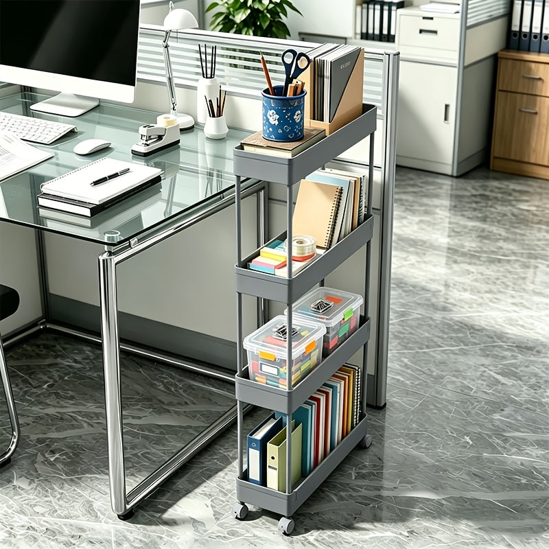 Storage Rack – 3 4 Rolling Storage Racks Office Storage Mobile Racks Mobile Storage Rack with