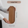 Heavy-Duty 1pc Home Storage Organizer – space-saving everyday organization, 1pc Acacia Wood Multi-Purpose Serving Tray - Natural Bathroom Organizer Decor Durable High-Quality Wood, designed for American homes, daily convenience and practical gifting