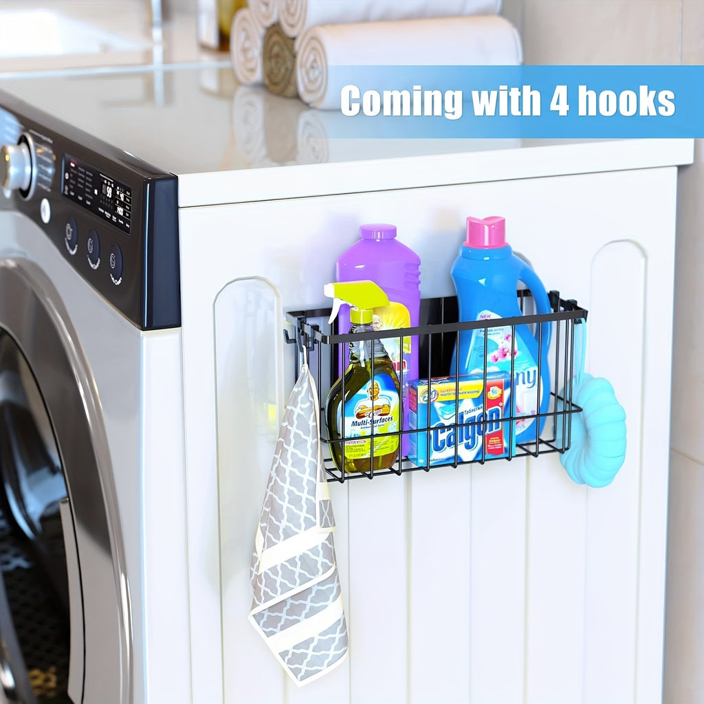 Magnetic Shelf for Fridge, Dryer Ball Storage Bins, Magnetic Basket Shelf for Refrigerator Pantry Kitchen Counter Laundry Organizer, Or Any Metal Surface, Can Hold Spices, Cans, Bottles, And Storage Baskets, Shelf Baskets