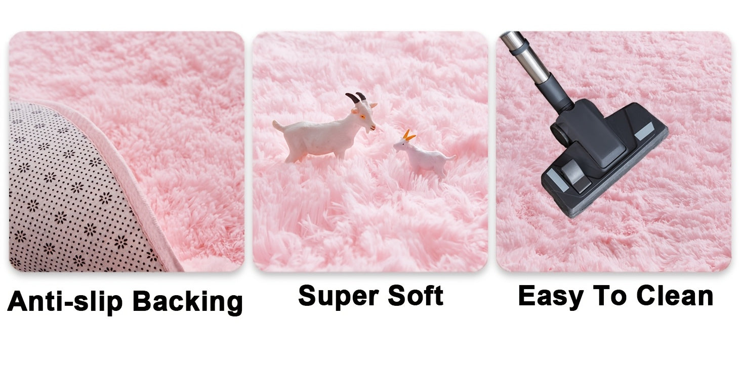 Soft Area Rug – A Cozy Round Shaggy Rug Is Perfect for The Bedroom, While a Soft And Fluffy Round Carpet Is Suitable for The Living Room. It'S Easy to Clean, Comfortable, And Plush Rugs Are