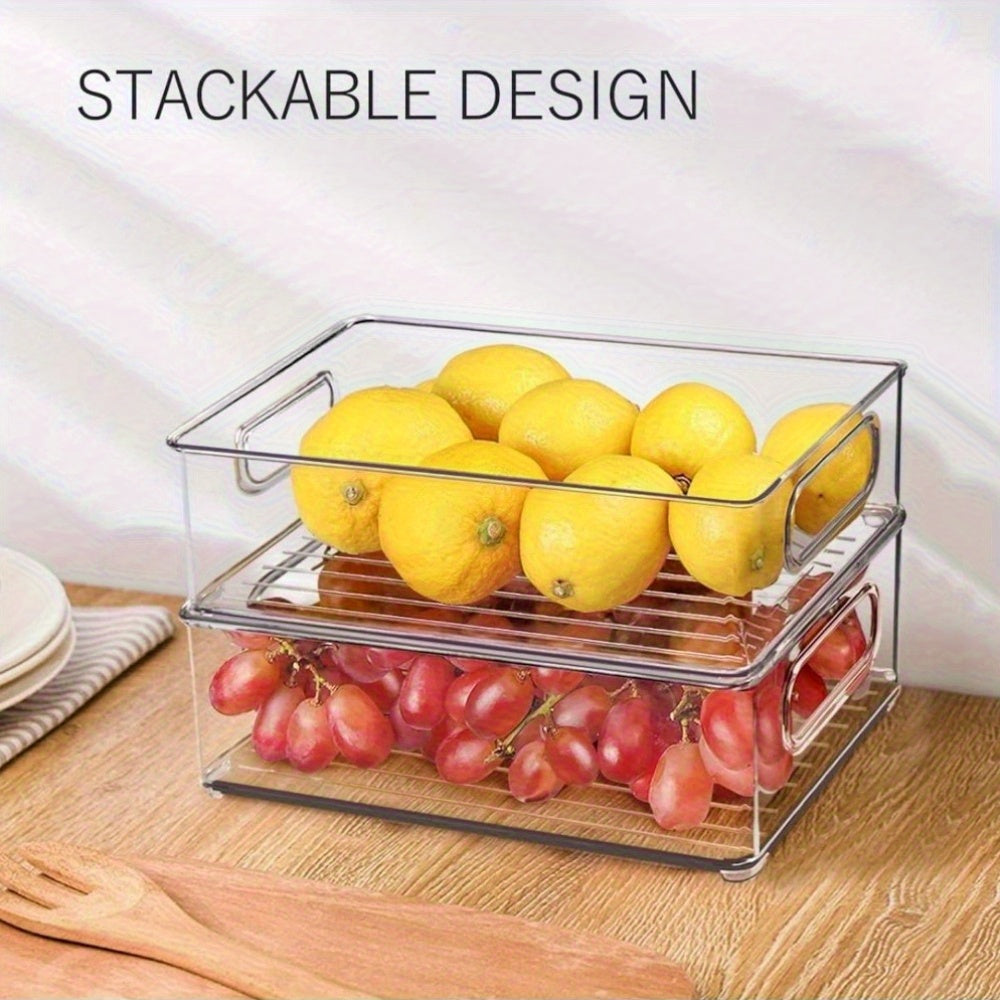 Easy-Access 3/6/9/12Pack Stackable Storage Drawer – smooth-access cabinet organization, 3 6 9 12Pack Refrigerator Organizer Bins 3 Sizes Stackable Clear Pantry Organizer Bins, designed for American homes, daily convenience and practical gifting