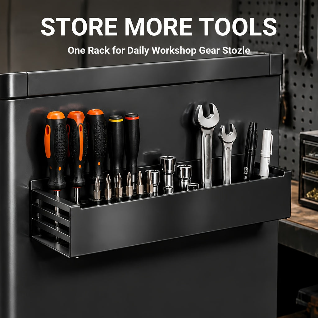 Kitchen Essential – 2/4pcs Strong Magnetic Shelves - Shelves, Magnetic Tool Racks, Suitable for Garages, Tool Rooms, Washing Machines, No Drilling Required for Installation, Can Be Used to H