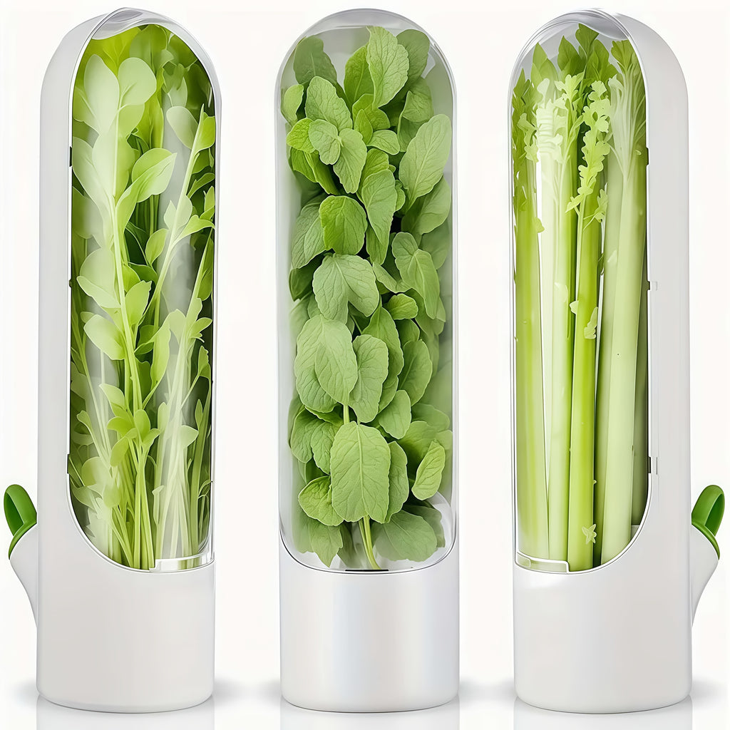 Modern 3pcs Adjustable Home Storage Rack – durable multi-purpose storage, 3pcs White Visible Vegetable Storage Containers with Lids Suitable for Onion Garlic Herbs Root, designed for American homes, daily convenience and practical gifting