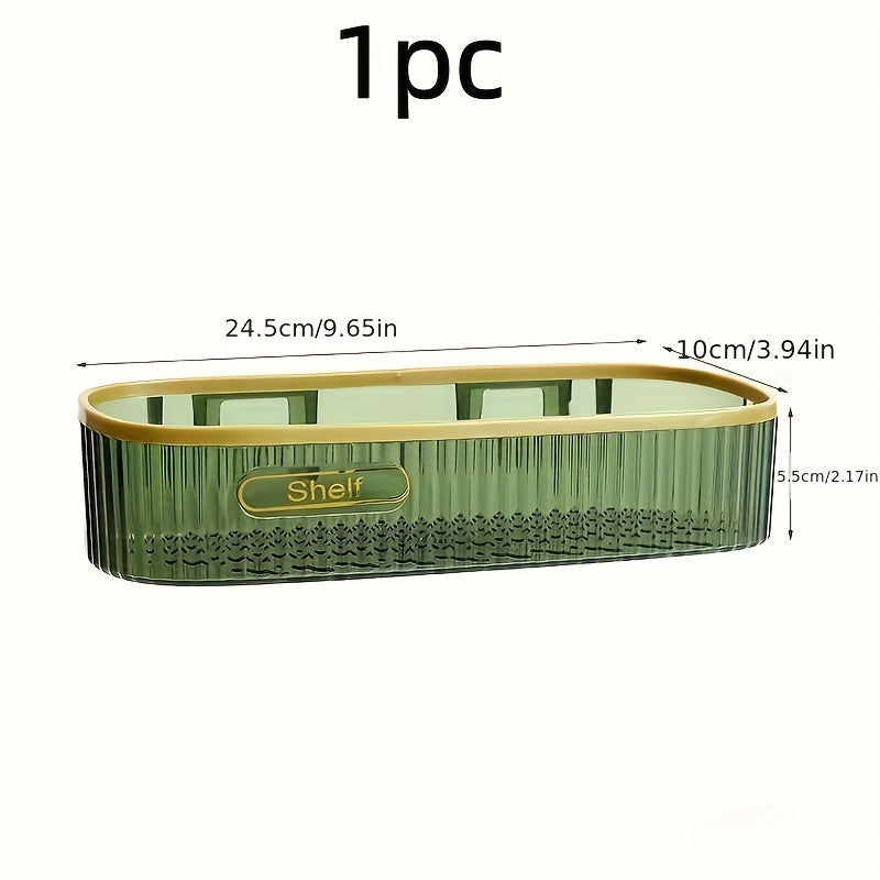 Premium 1pc Home Storage Organizer – space-saving everyday organization, 1pc of Acrylic Shelves for The Bathroom Elegantly Designed for Wall Mounting Ideal for, designed for American homes, daily convenience and practical gifting