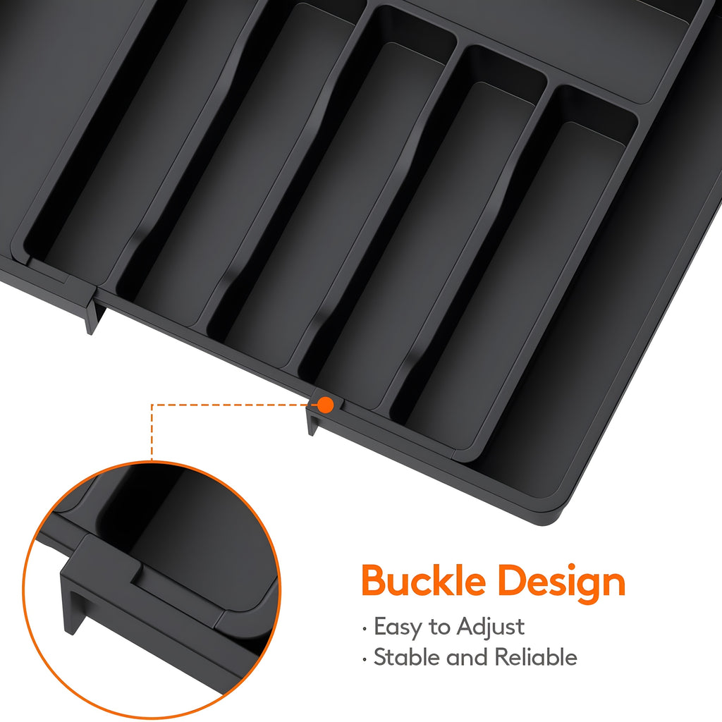 Versatile Stackable Home Storage Bins – portable space-saving storage, Silverware Organizer Utensil Knife Storage Box Adjustable Storage Box Cutlery Storage Box Kitchen Organizers, designed for American homes, daily convenience and practical gifting