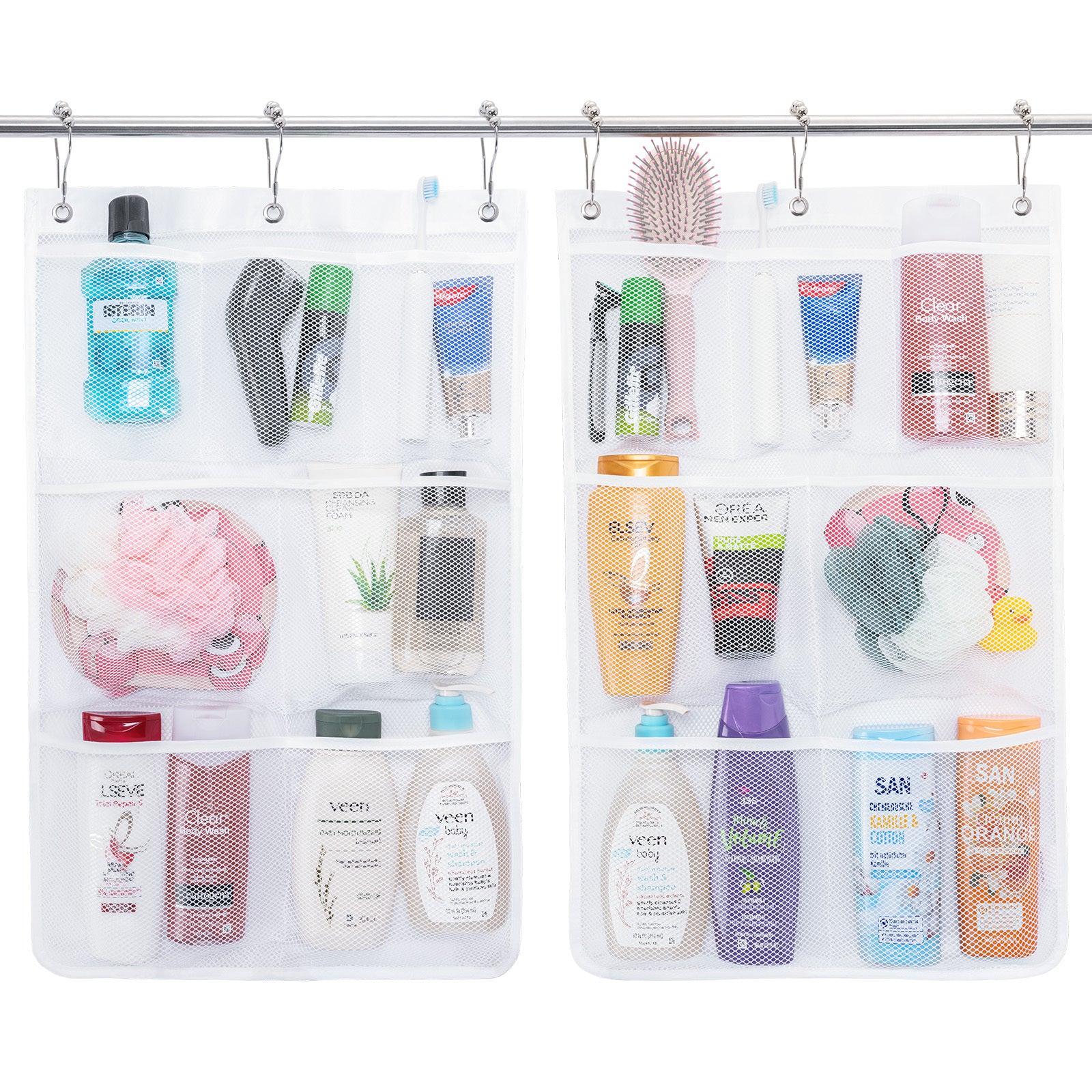 Easy-Access 1/2/3/4 Pack Home Storage Organizer – space-saving everyday organization, 7 Pocket Hanging Mesh Shower Caddy Quick-Dry Portable Bathroom Organizer for Soap Shampoo Cruise, designed for American homes, daily convenience and practical gifti