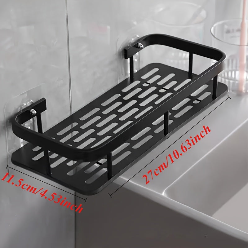 Great Value And Super Easy to Use - 2pcs Shelf Set, Portable Corner Hanging Organization Artifact, Bathroom And Toilet Storage, Very Stable, No Need to Drill Towel Bars, Punch-Free Shelf Sink Wall Storage Rack Kitchen Wall-Mounted Shelf