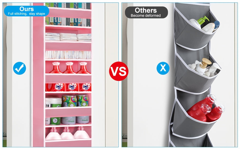 Smart Home Storage Organizer – space-saving everyday organization, Over Door Hanging Organizer No Tilt Closet Organizer for Diaper Shoes Over Door Storage, designed for American homes, daily convenience and practical gifting