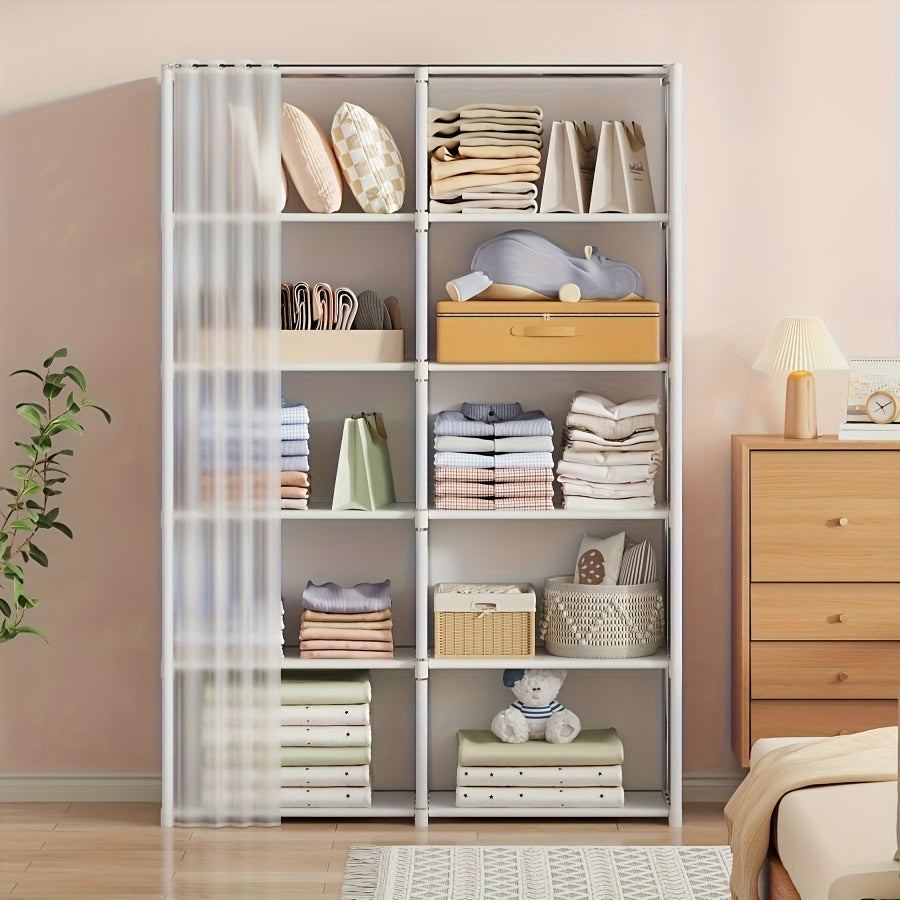 Premium Adjustable Home Storage Rack – durable multi-purpose storage, Multi Purpose Easy to Assemble Storage Rack Shoe Rack Household Simple Clothing Storage Cabinet, designed for American homes, daily convenience and practical gifting