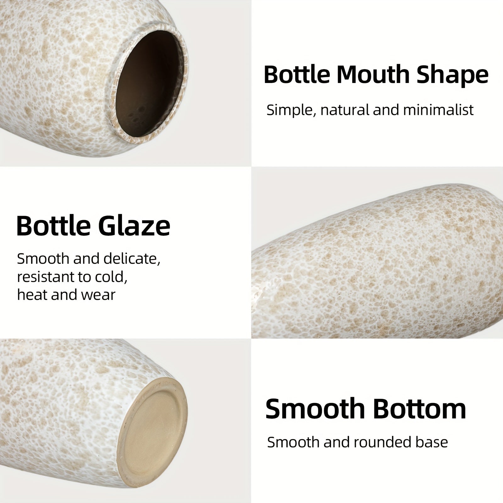 Modern Ceramic Flower Vase – stylish tabletop accent, versatile floral display, designed for American kitchens, pantries, apartments, home organization, daily use and practical gifting
