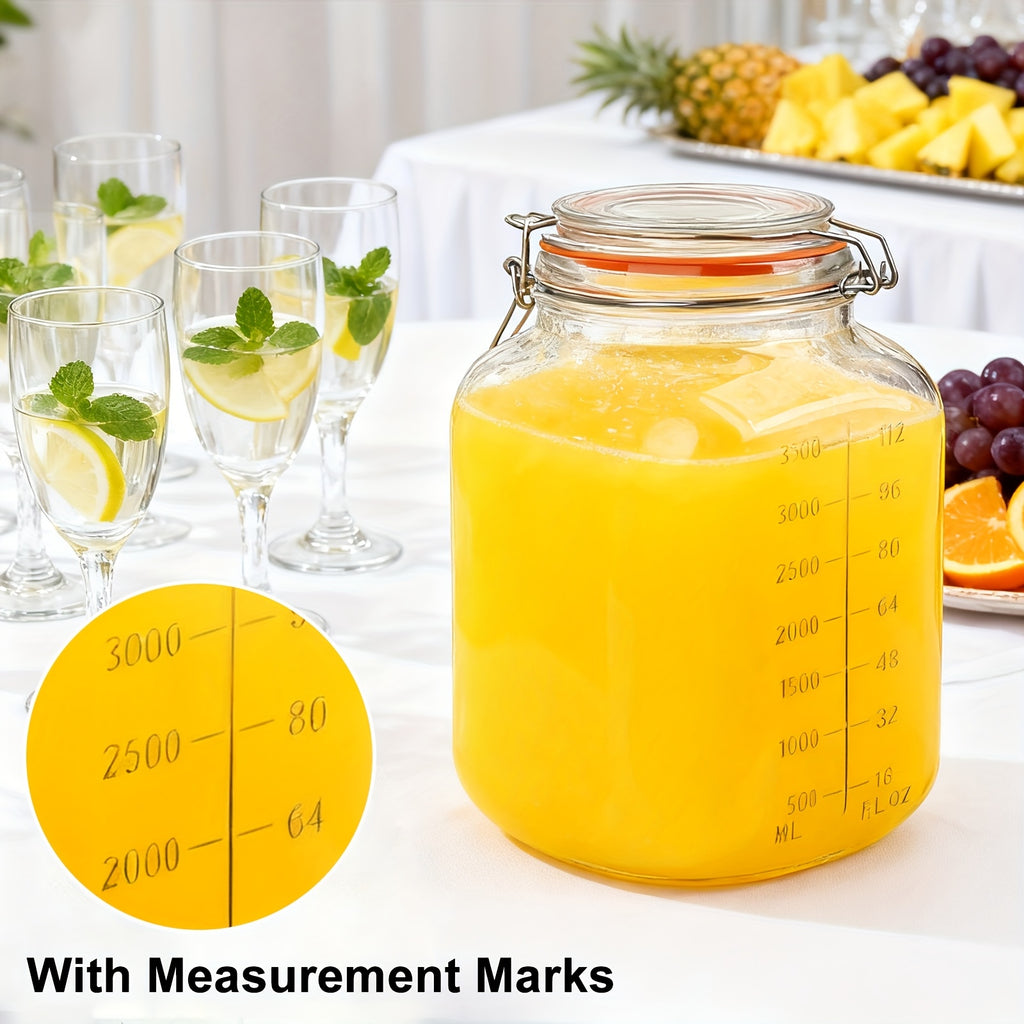 Modern 2 Pack Mason Jar Set – clear reusable pantry storage, 2 Pack 1 Gallon Glass Jar with Airtight Lids Super Wide Mouth Large Mason, designed for American homes, daily convenience and practical gifting