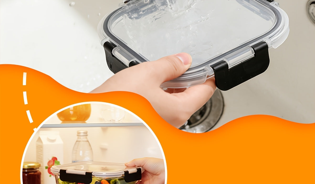 Versatile 24pcs Glass Meal Prep Container Set – leak-resistant reusable meal prep, 24pcs Glass Food Storage Containers with Lids Meal Prep Pantry Kitchen Storage Containers for, designed for American homes, daily convenience and practical gifting