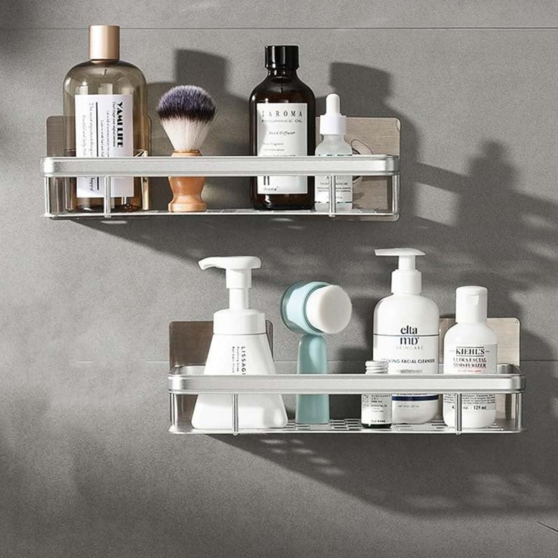 Kitchen Essential – Multi-Piece Camping RV Special Drilling-Free Storage Rack Bathroom Wall-Mounted Toilet Storage Rack Car Kitchen And Bathroom Dual-Purpose Shelf Cosmetic Shampoo Space-Sav