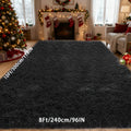 A Super Soft Thick Plush Carpet, Fluffy And Soft, Suitable for Bedroom Indoor Carpet, Non-Slip Soft Machine Washable Carpet,Ideal for Bedroom, Living Room,Study, Dorm,,Home Decor, Christmas Gift, Christmas Decor
