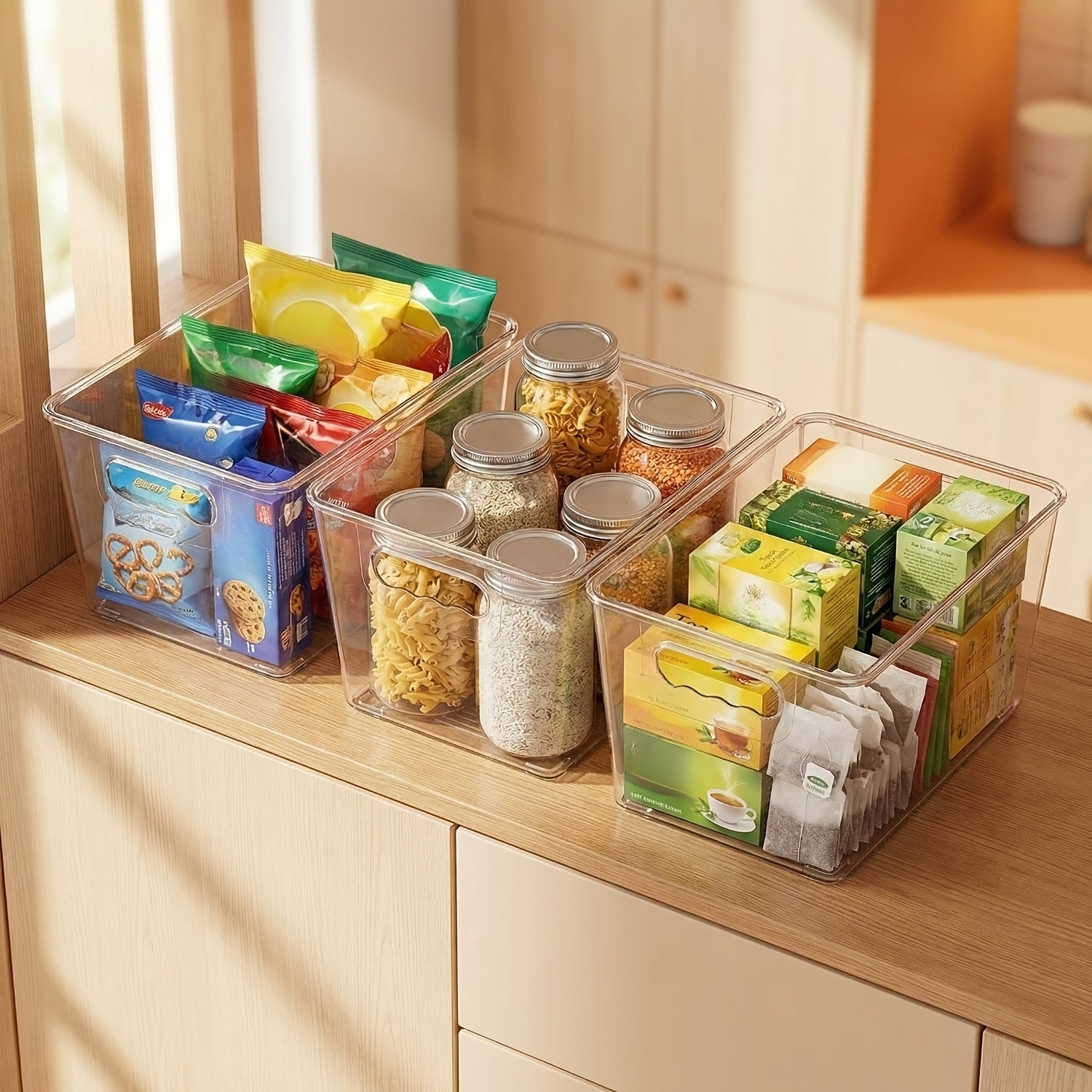 Easy-Access 6 Pack Refrigerator Storage Organizer – easy-access fridge organization, Stackable Storage Bins 6 Pack Clear Stackable Storage Bins With Lids Medium Plastic Containers, designed for American homes, daily convenience and practical gifting
