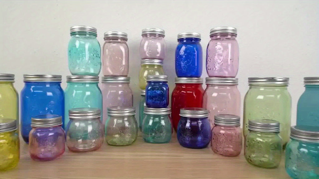 Easy-Access Airtight Storage Jar Set – clear reusable pantry storage, Set of 6 Wide-Mouth Pint Canning Jars 16 Ounces Each with Lids Ideal for, designed for American homes, daily convenience and practical gifting