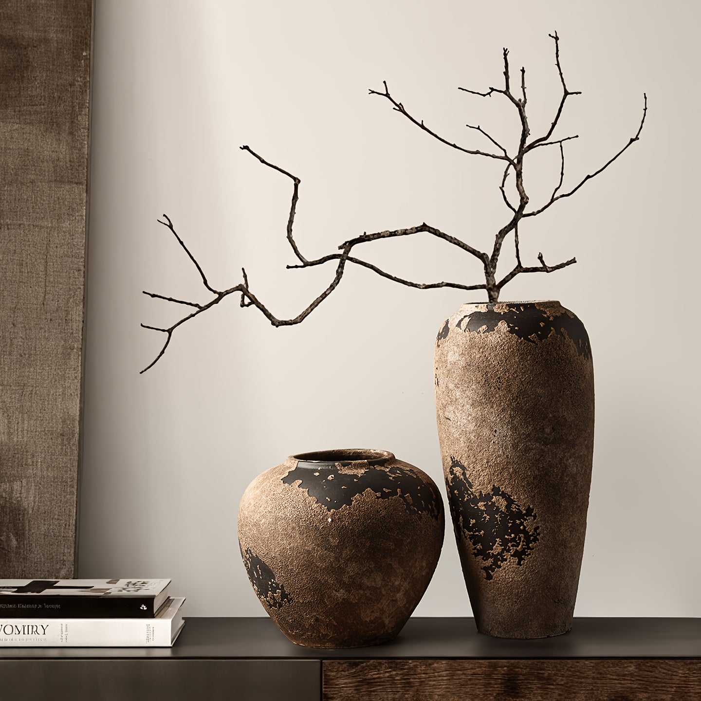 Smart Ceramic Flower Vase – tabletop floral display and modern home decor, Rustic Rust Ceramic Vase Wabi Sabi Decorative Pottery Vase Ideal for Table Centerpieces Living, designed for American homes, daily convenience and practical gifting