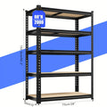 Modern 2pcs Adjustable Home Storage Rack – durable multi-purpose storage, 2pcs Heavy-Duty Metal Shelving Unit 60 72 Inch Hige 60 72 Sections 2000 Lbs, designed for American homes, daily convenience and practical gifting