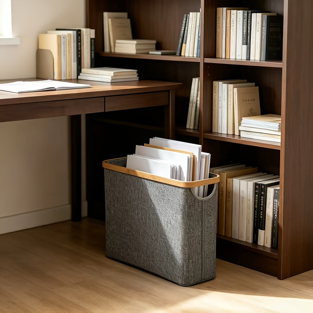 Premium Stackable Home Storage Bins – portable space-saving storage, Large Capacity Bamboo Paper Towel Storage Basket Holds 9-12 Rolls Dustproof Beautiful Toilet Paper, designed for American homes, daily convenience and practical gifting