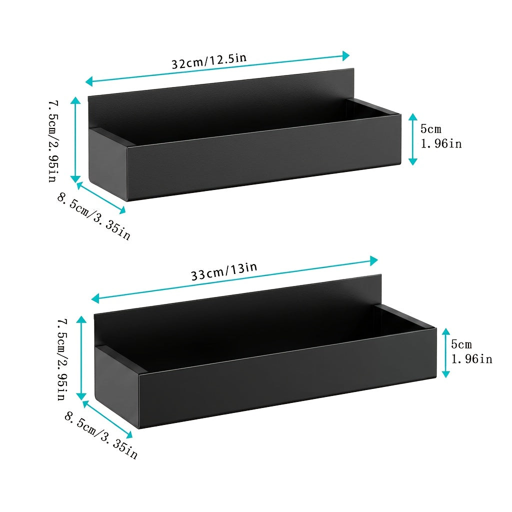 [Movable Metal Storage Rack] 2/4 Movable Metal Refrigerator Magnetic Storage Rack, Multi-Purpose Kitchen Bathroom Storage Box, Space-Saving Multi-Functional Organizer, Easy Appearance