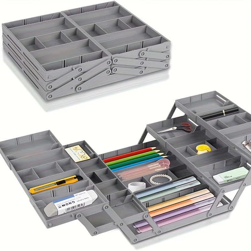 Storage Bins – A Collapsible Drawer Storage Box Two Rows And Three Layers with New ABS