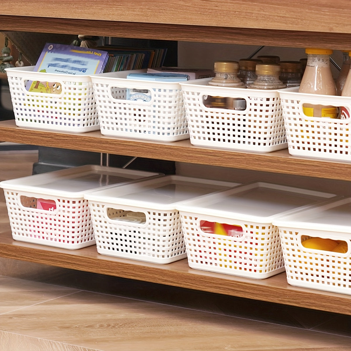Modern 10/8/4pcs Adjustable Kitchen Storage Rack – multi-purpose organization, durable space-saving design, designed for American kitchens, pantries, apartments, home organization, daily use and practical gifting