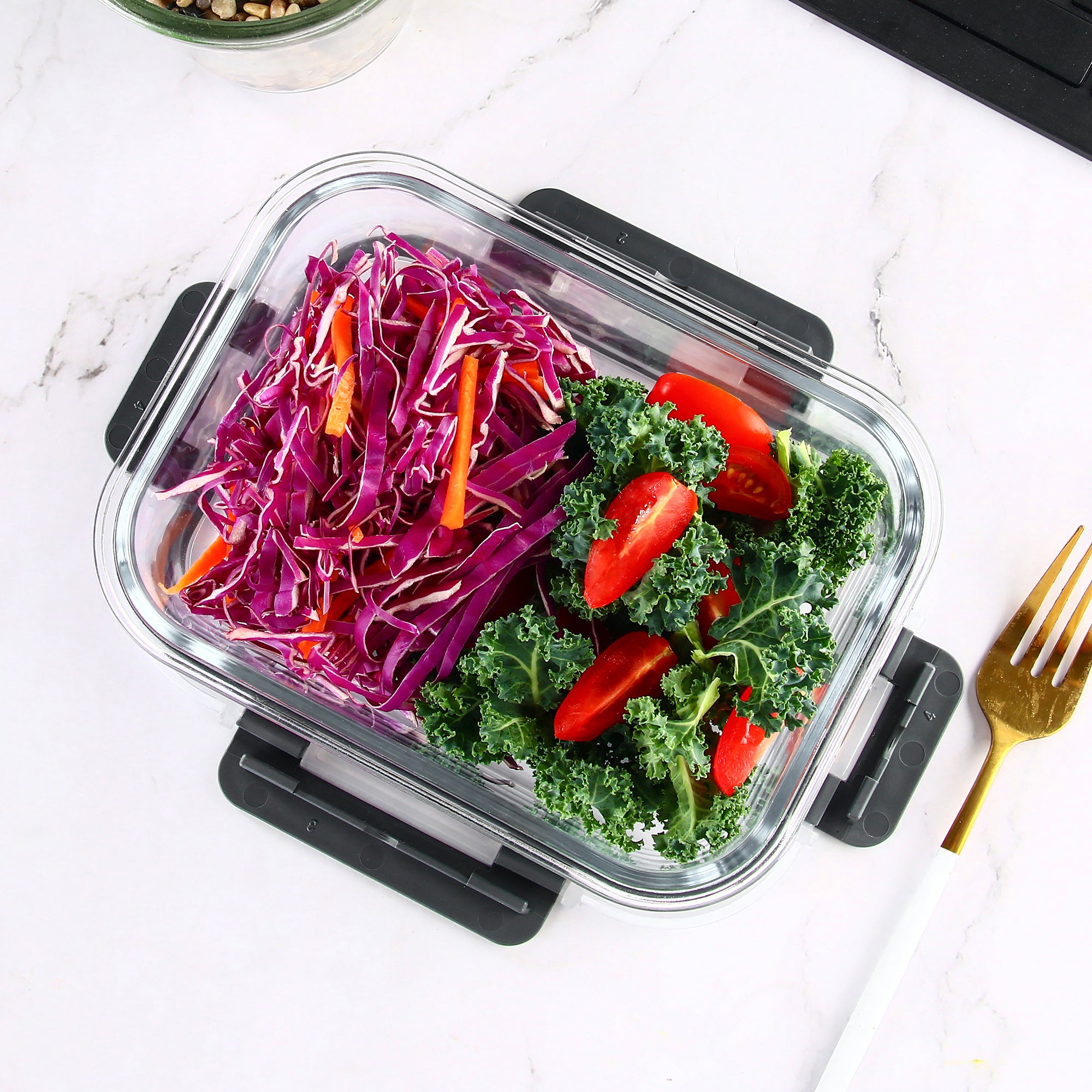 Easy-Access 12pcs Glass Meal Prep Container Set – leak-resistant reusable meal prep, 12pcs Glass Food Storage Containers with Lids Meal Prep Pantry Kitchen Storage Containers for, designed for American homes, daily convenience and practical gifting