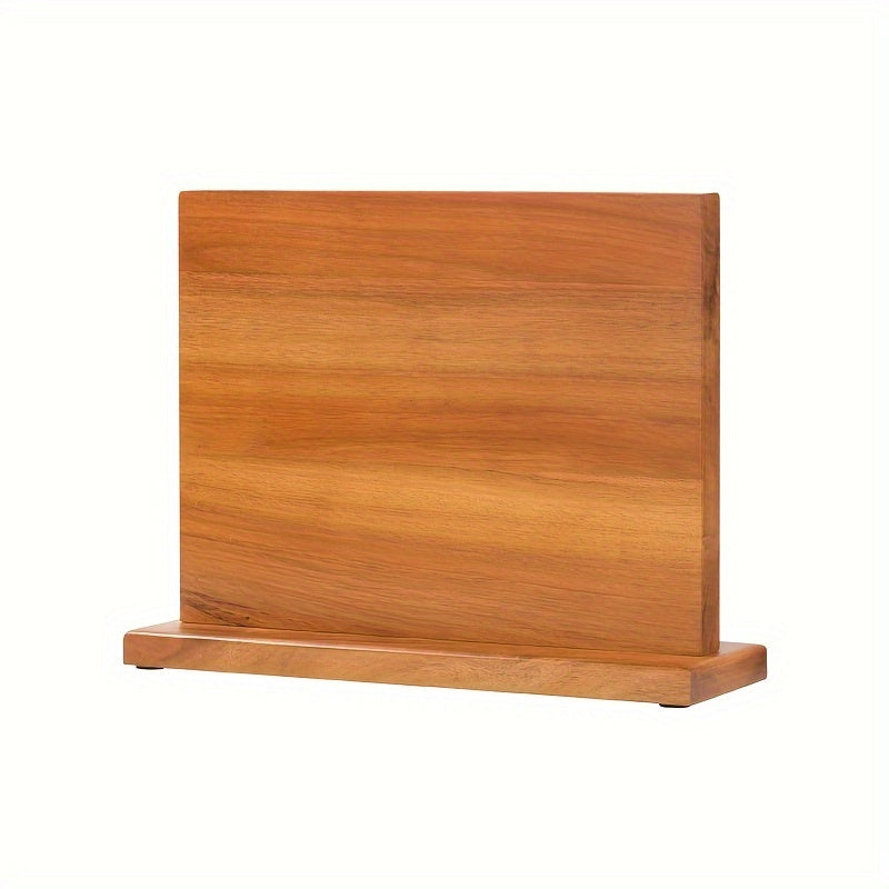 Heavy-Duty 1pc Adjustable Home Storage Rack – durable multi-purpose storage, 1pc Home Kitchen Double-sided Wooden Magnetic Stands Holder Rack Magnetic Knife Block With Strong, designed for American homes, daily convenience and practical gifting
