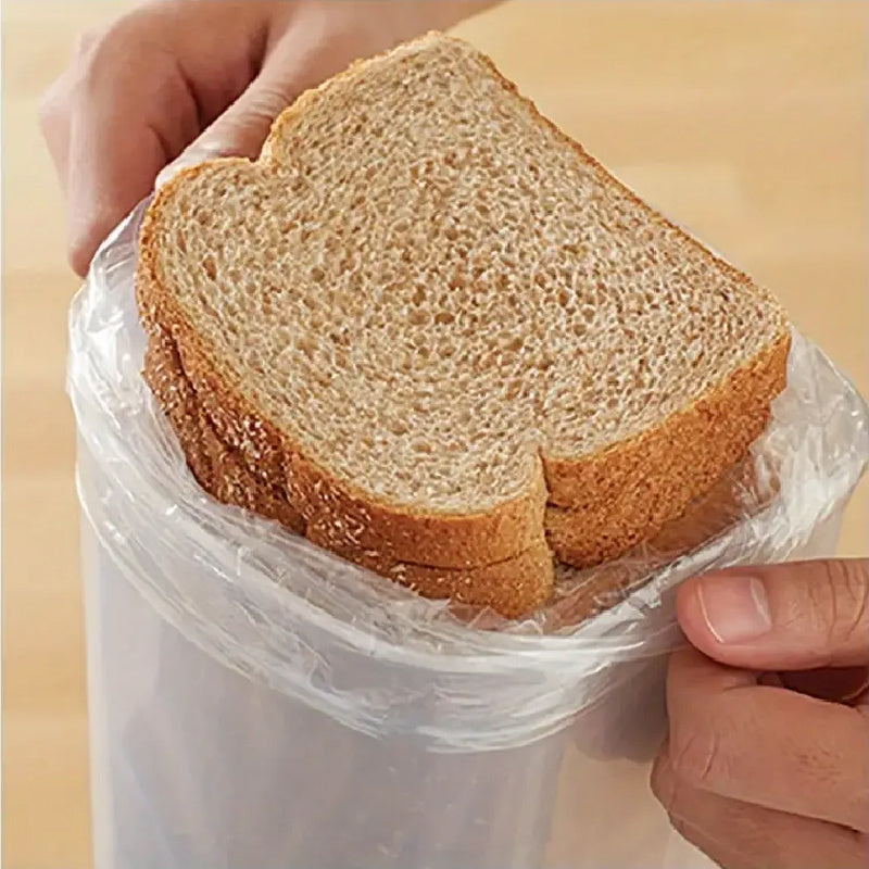 1pc Leak-proof and Reusable Plastic Storage Container | Multifunctional Transparent Sealing Box for Bread, Toast, Fruits, and Vegetables | Flip Top Closure, Rectangle Shape, Kitchen Storage and Additions