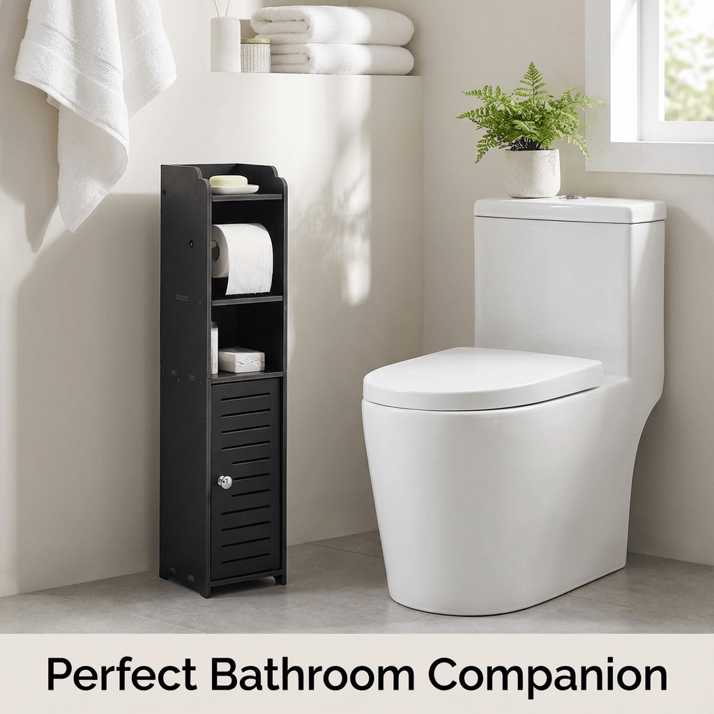Compact Home Storage Organizer – space-saving everyday organization, Compact Storage Unit for Bathrooms Designed with a Slim Profile And Made from Durable, designed for American homes, daily convenience and practical gifting