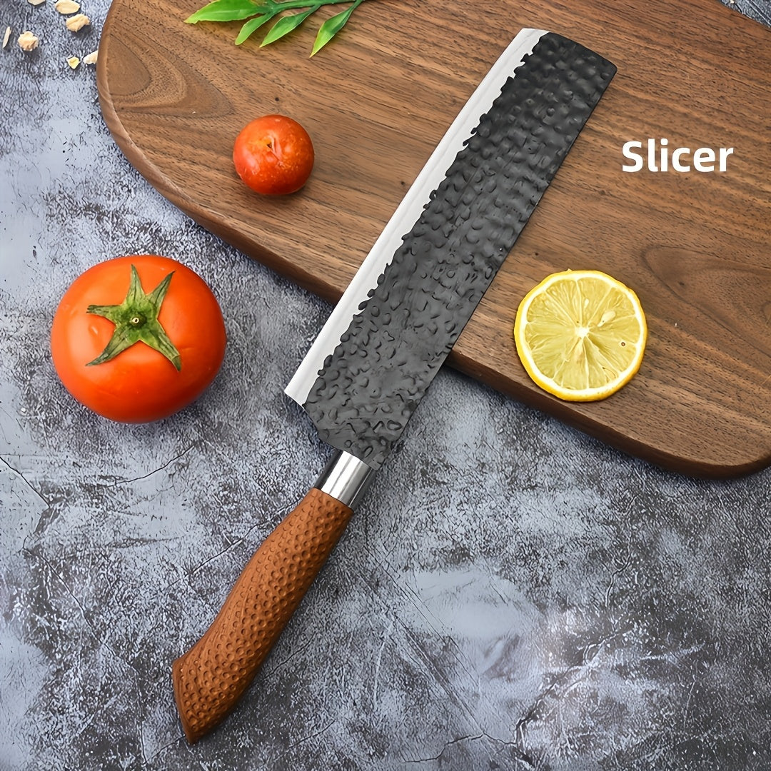 6pcs/set Kitchen Cooking Tool Set, Kitchenware Set, Kitchen Knife Set, Fruit Knife, Kitchen Knife, Melon Slicer, Chicken Bone Clipper And Other Kitchen Utensil Sets, Essential Household Kitchen Tools, Essential Restaurant Cooking Tools, Ladies' Gifts