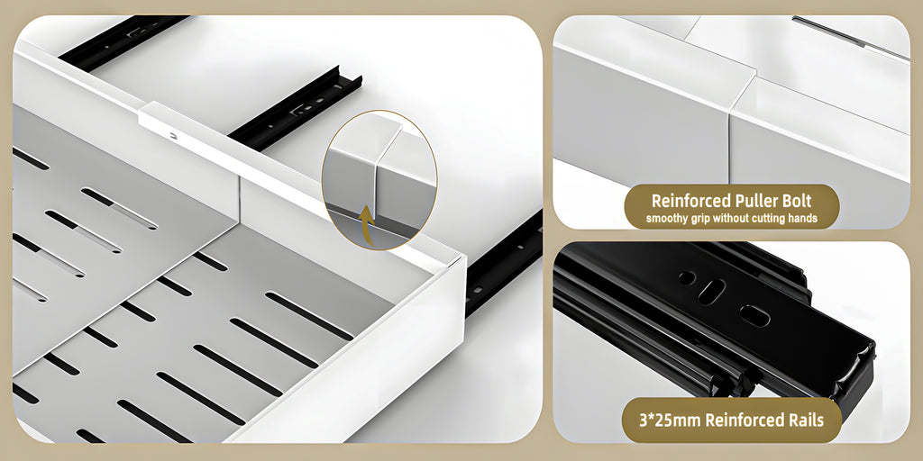 Smart Pull-Out Cabinet Organizer – smooth-access cabinet organization, Multi-Purpose Retractable Drawer Cabinet Under Sink And Cabinet 17 1 to 26 77 Wide, designed for American homes, daily convenience and practical gifting