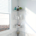 Versatile Home Storage Organizer – space-saving everyday organization, YeYeBest Shower Caddy Corner Tension Pole 39-125 Inch Stainless Steel Adjustable Floor to Ceiling, designed for American homes, daily convenience and practical gifting