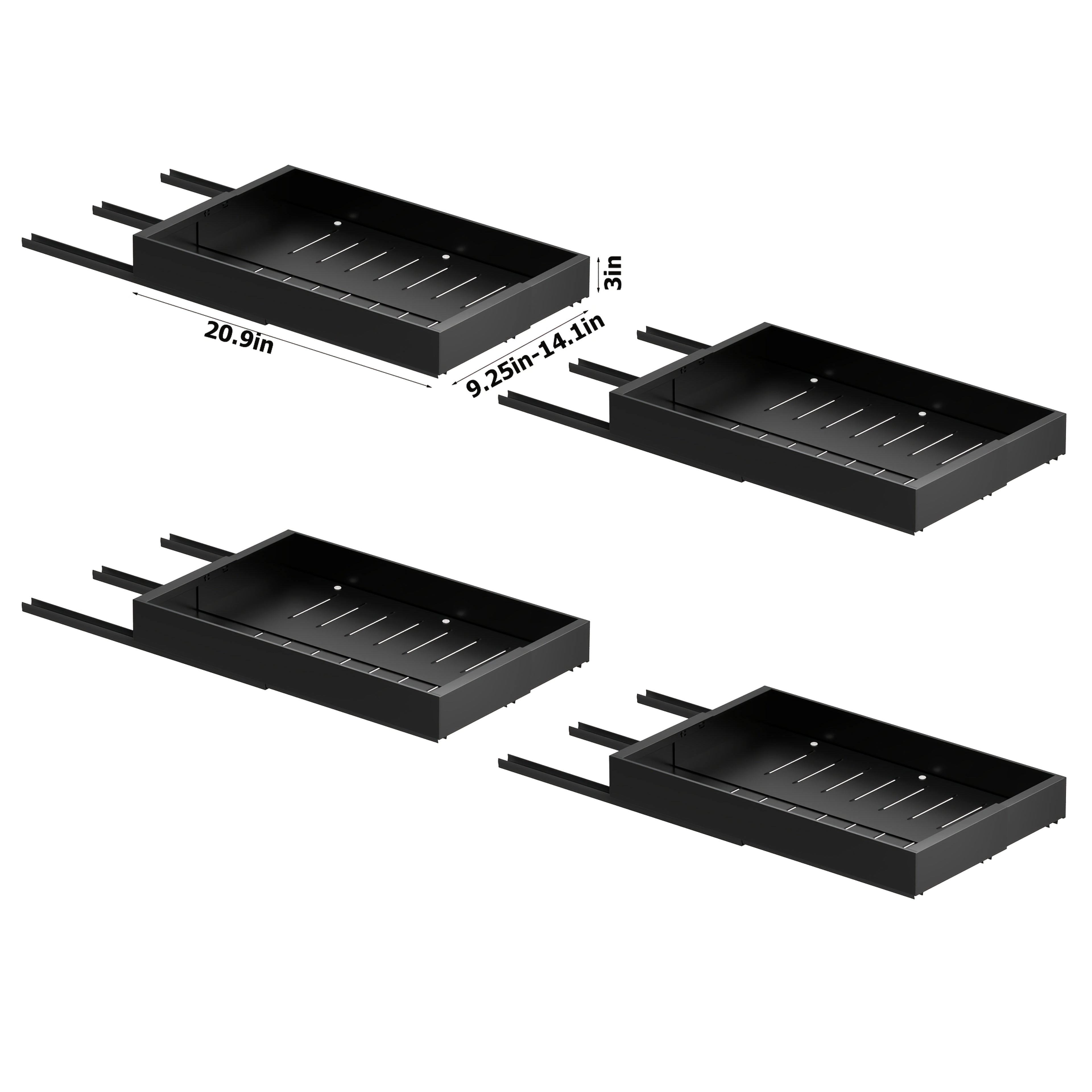Home Organizer – Pull Out Storage 1pc 2pcs Expandable Pull-Out Cabinet Organizer Suitable