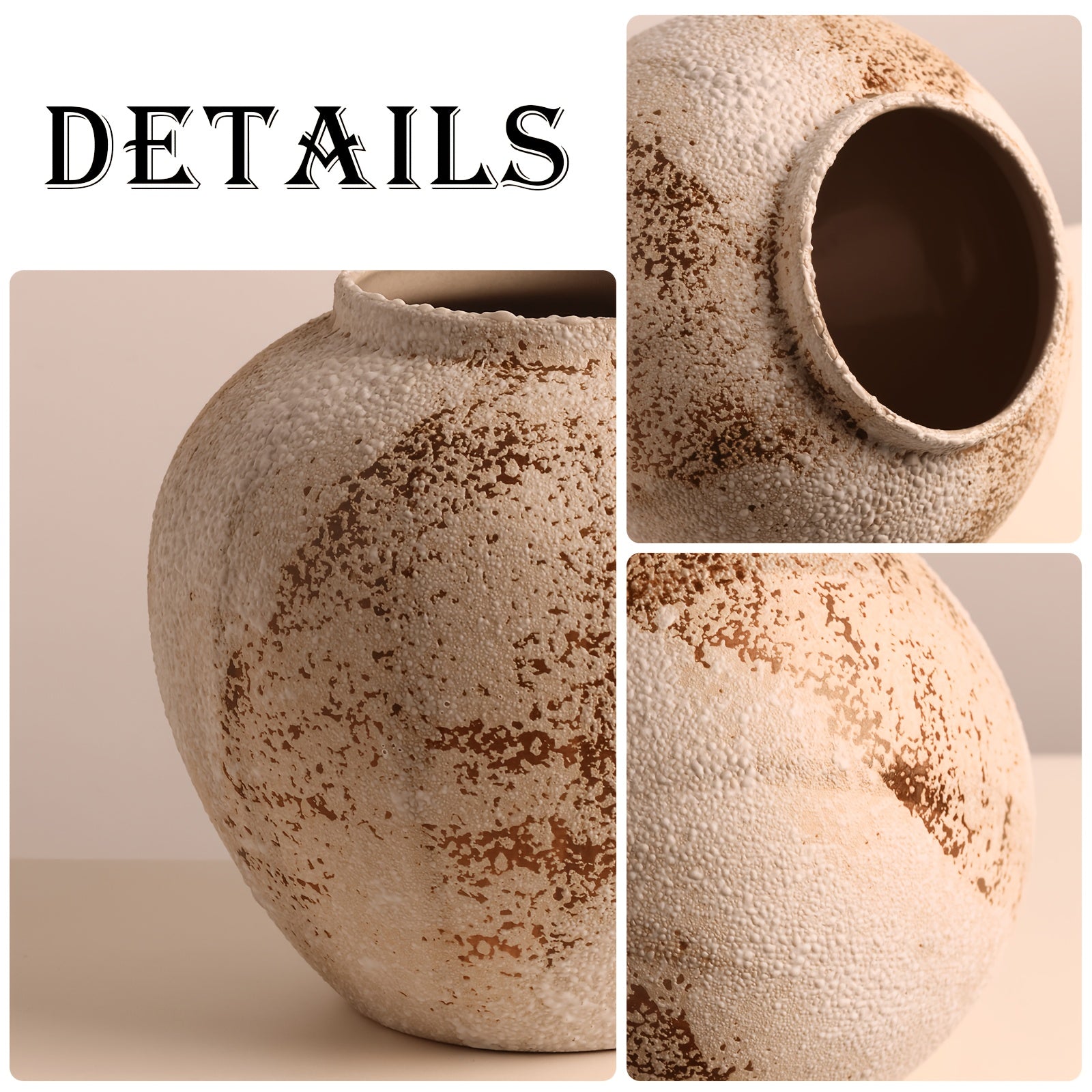Easy-Access Ceramic Flower Vase – tabletop floral display and modern home decor, Versatile Ceramic Flower Vase tabletop floral display and modern home decor Vintage, designed for American homes and practical gifting