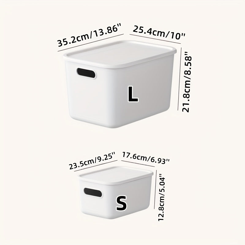 Smart 4pcs Adjustable Home Storage Rack – durable multi-purpose storage, 4pcs 8pcs 17-Quart 8 5 10 13 8inch Waterproof Dustproof Modern Stackable Storage Bins, designed for American homes, daily convenience and practical gifting