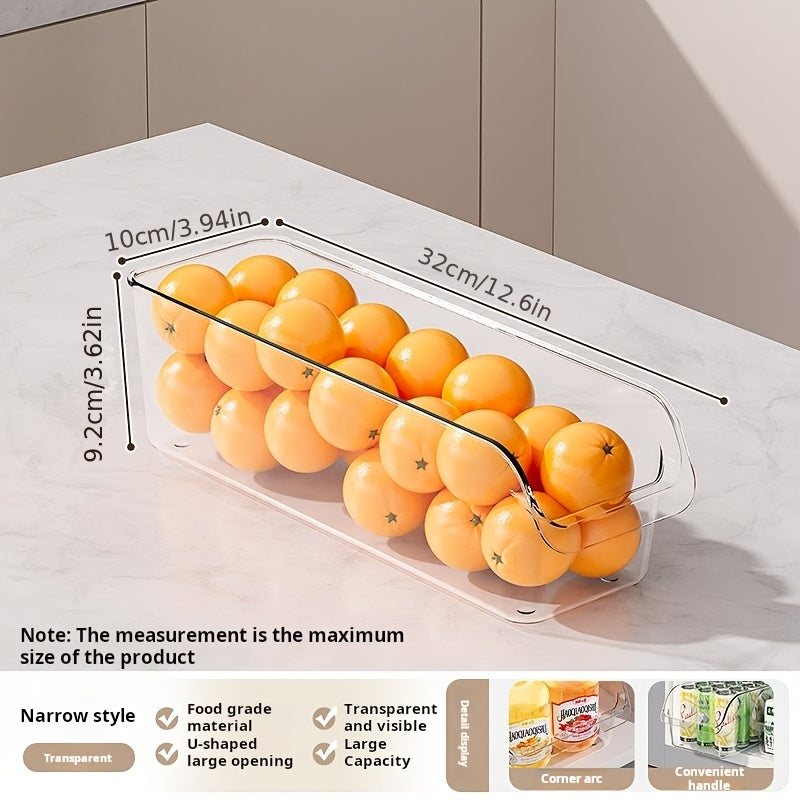 Refrigerator Storage Containers Set, Clear Bins for Produce, Eggs, Deli Meat, Food Savers, for Fridge, Freezer, Pantry, Space-Saving Kitchen Organizer
