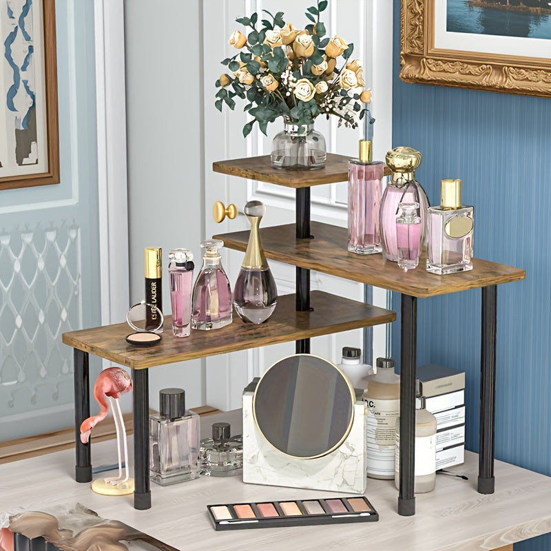 Versatile Adjustable Home Storage Rack – durable multi-purpose storage, 3-Tier Corner Shelf Organizer 360 Swivel Storage Rack for Kitchen Bathroom Office Compact Multi-Level, designed for American homes, daily convenience and practical gifting