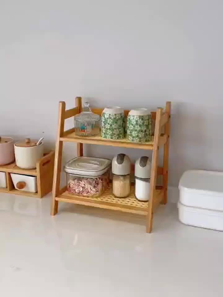 Premium 1/2pcs Adjustable Kitchen Storage Rack – multi-purpose organization, durable space-saving design, designed for American kitchens, pantries, apartments, home organization, daily use and practical gifting