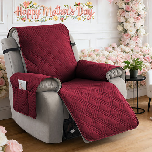 1pc 100% Waterproof Recliner Chair Cover, Non Slip Recliner Covers for Recliner Chair with Pocket, Pet Scratch-Resistant Sofa Slipcover, Washable Furniture Protector, Easy to Install for Living Room, Bedroom, And Study, Halloween Home Decorations