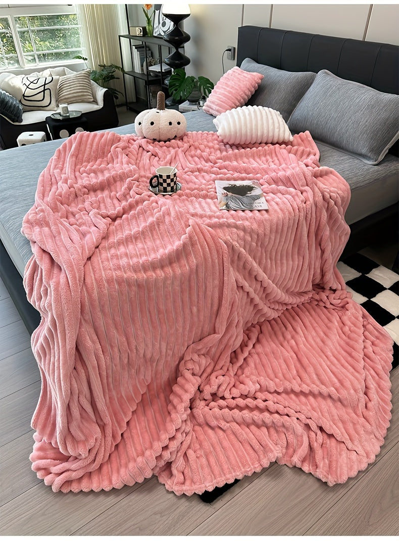 Space-Saving Cozy Home Textile Accent – comfortable everyday home styling, Ultra-Soft Thick Fleece Blanket Multi-Color 3D Faux Rabbit Fur Double-Sided Ideal for All Seasons, designed for American homes, daily convenience and practical gifting