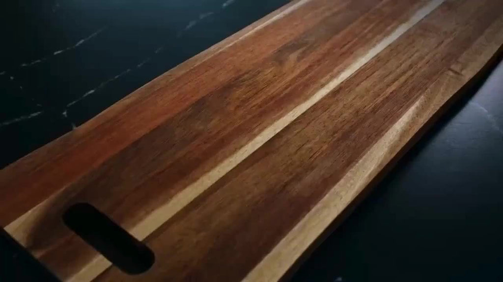 Premium Kitchen Cutting Board – durable food prep and serving, 36X12 Inch Extra Large Acacia Wood Charcuterie Board Cutting Board with Handles 3Ft Rectangular, designed for American homes, daily convenience and practical gifting