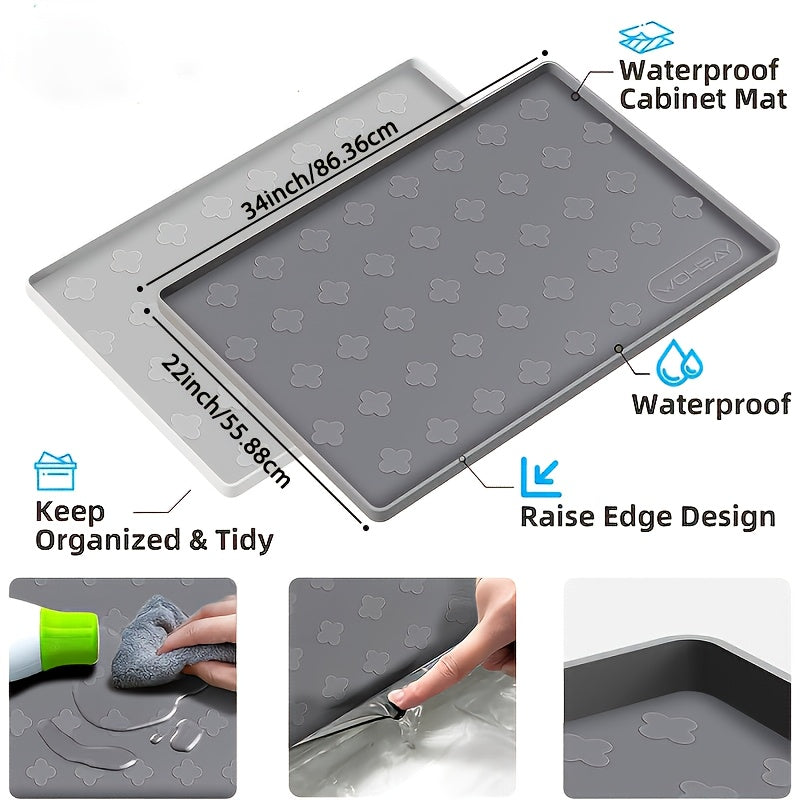Heavy-Duty Adjustable Home Storage Rack – durable multi-purpose storage, Waterproof Under Sink Mat Measuring 34 X 22 Or 17 X 12 6 Designed, designed for American homes, daily convenience and practical gifting
