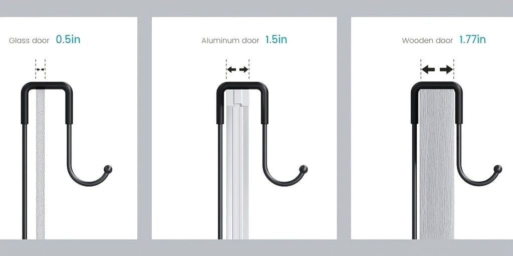 Smart Adjustable Home Storage Rack – durable multi-purpose storage, Over The Door Shower Caddy Hanging Black Rustproof Shower Organizer Over The Door -, designed for American homes, daily convenience and practical gifting