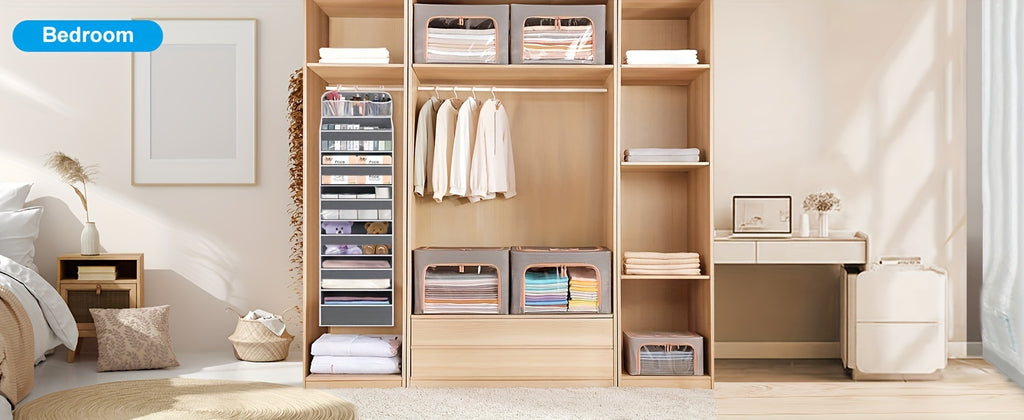 Smart Home Storage Organizer – space-saving everyday organization, Over Door Hanging Organizer No Tilt Closet Organizer for Diaper Shoes Over Door Storage, designed for American homes, daily convenience and practical gifting