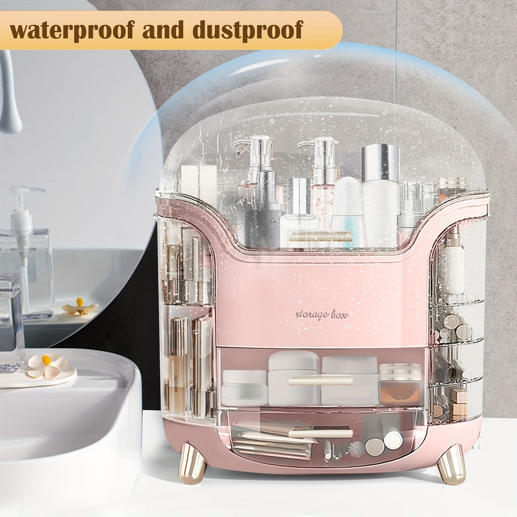 Premium Stackable Storage Drawer – smooth-access cabinet organization, Makeup Storage Organiser with Clear Lid Skincare Organiser Drawers Beauty Holder Cosmetic Organisers for, designed for American homes, daily convenience and practical gifting